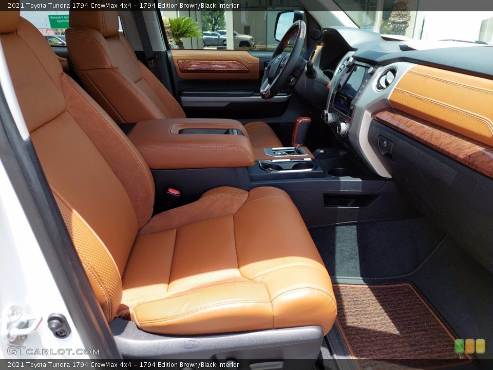1794 Edition Brown/Black 2021 Toyota Tundra Interiors