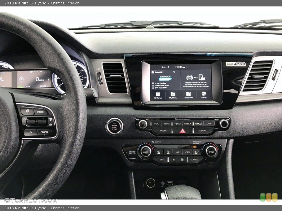 Charcoal Interior Controls for the 2018 Kia Niro LX Hybrid #142178097