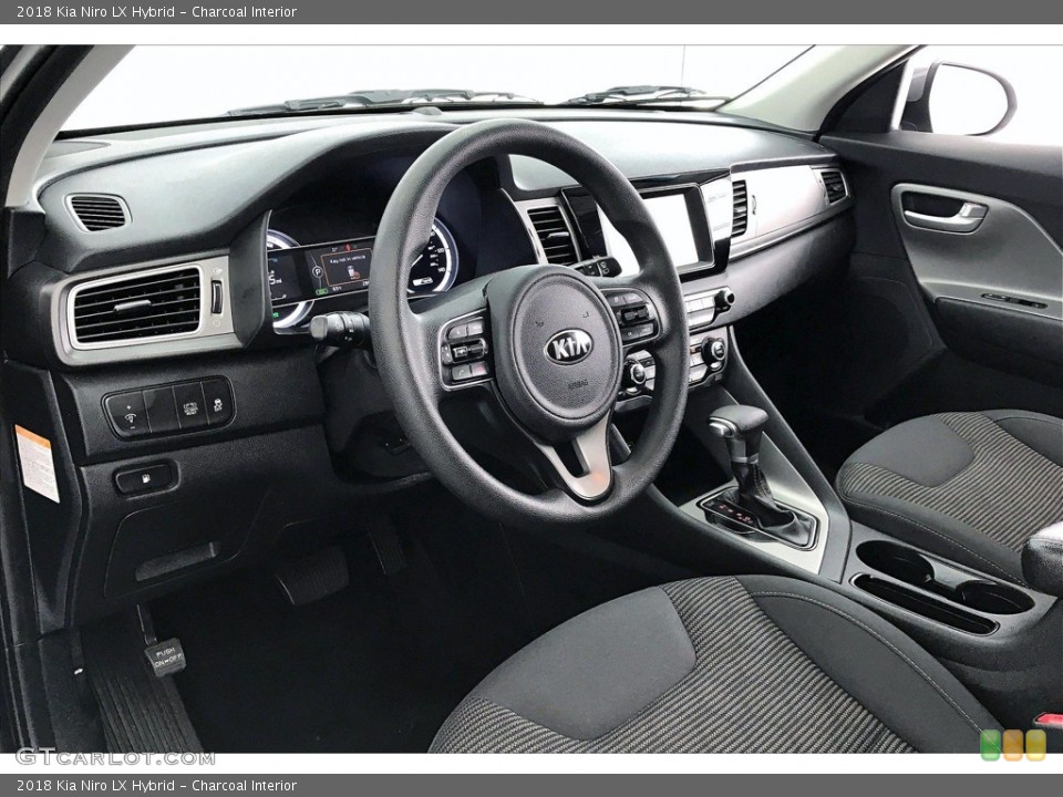 Charcoal Interior Dashboard for the 2018 Kia Niro LX Hybrid #142178337