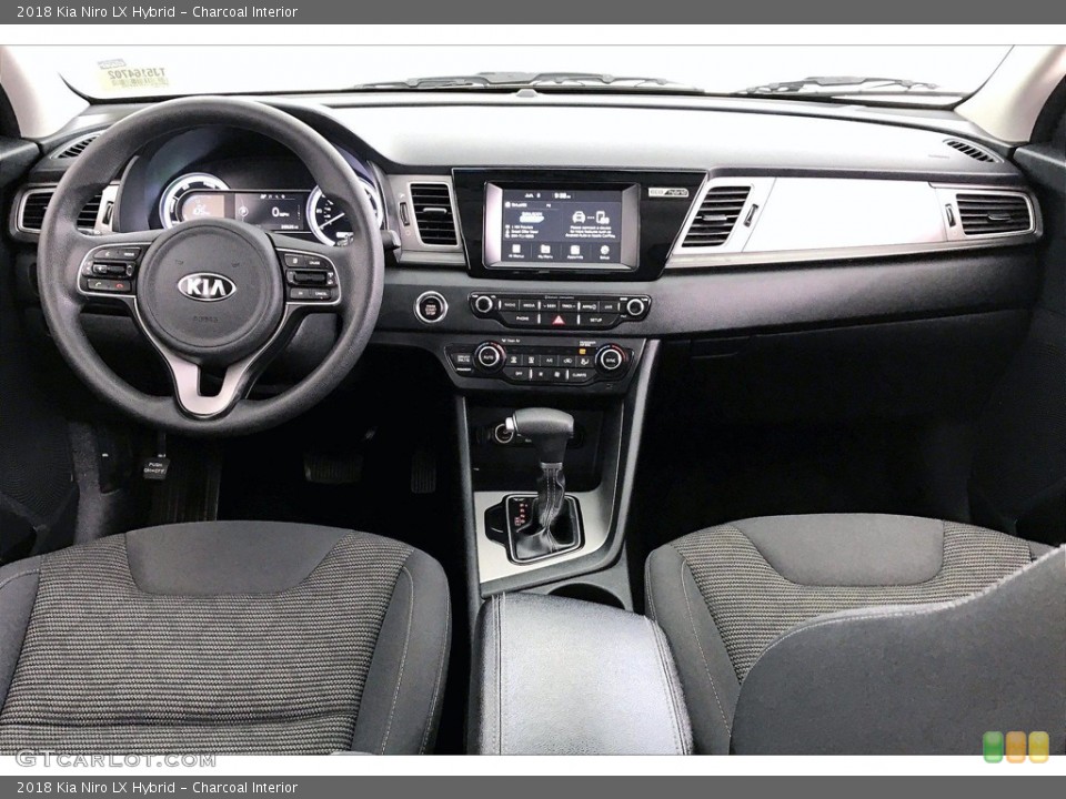 Charcoal Interior Front Seat for the 2018 Kia Niro LX Hybrid #142178361