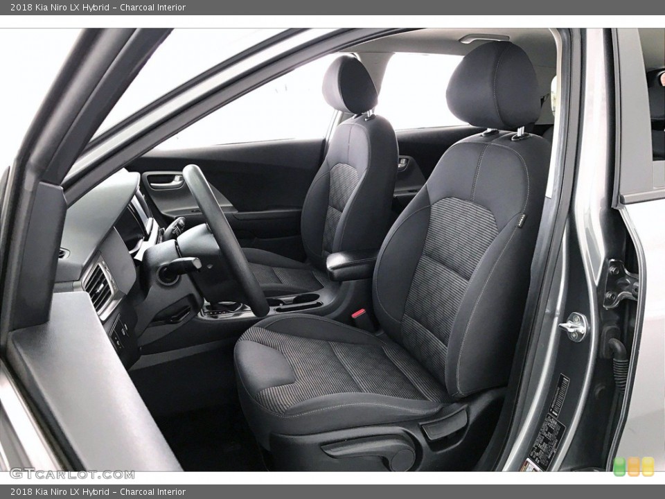Charcoal Interior Front Seat for the 2018 Kia Niro LX Hybrid #142178433