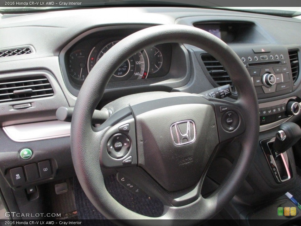 Gray Interior Steering Wheel for the 2016 Honda CR-V LX AWD #142178943
