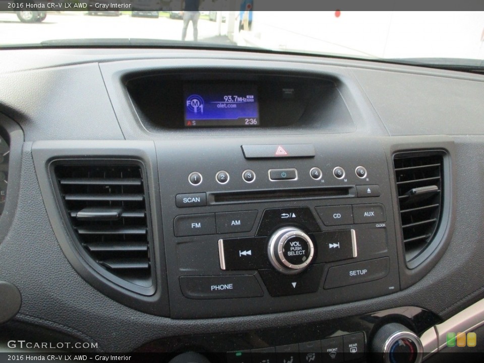 Gray Interior Controls for the 2016 Honda CR-V LX AWD #142178970