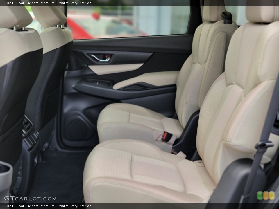 Warm Ivory Interior Rear Seat for the 2021 Subaru Ascent Premium #142180629