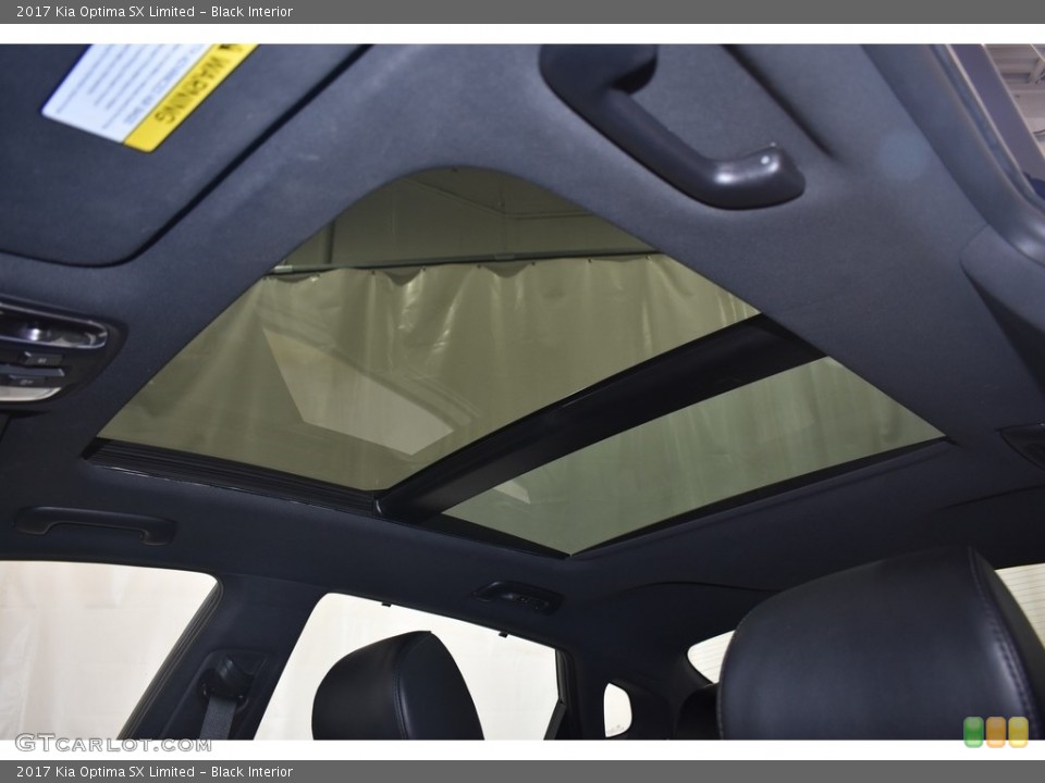 Black Interior Sunroof for the 2017 Kia Optima SX Limited #142180641