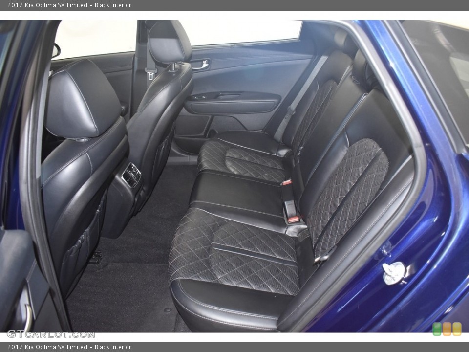 Black Interior Rear Seat for the 2017 Kia Optima SX Limited #142180682