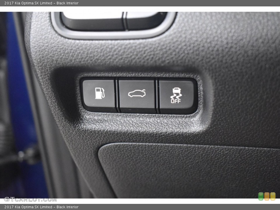 Black Interior Controls for the 2017 Kia Optima SX Limited #142180791