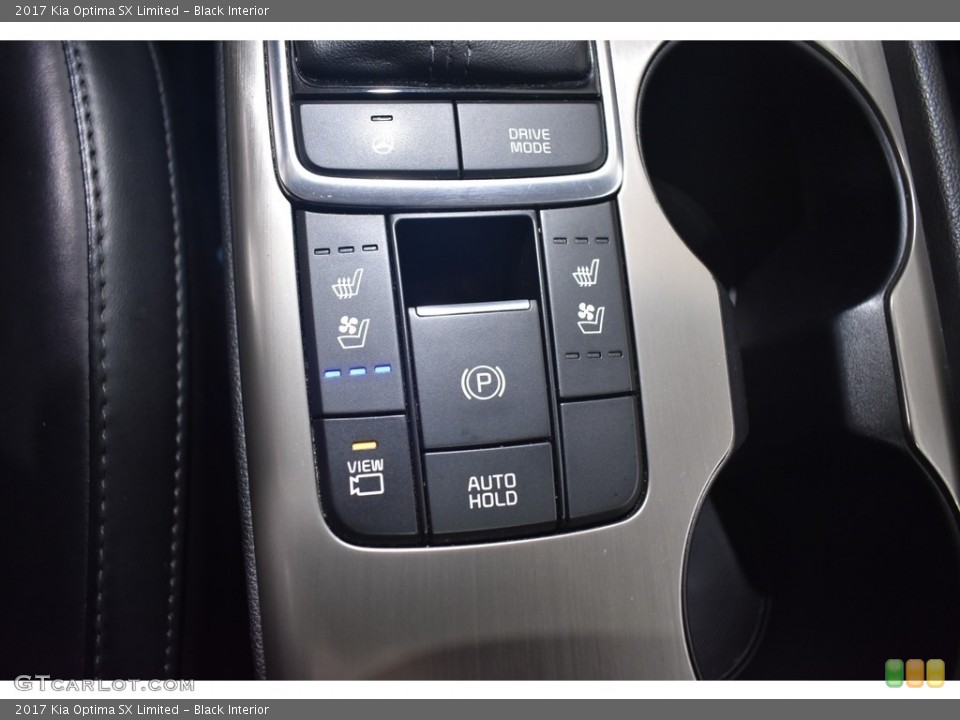 Black Interior Controls for the 2017 Kia Optima SX Limited #142180902