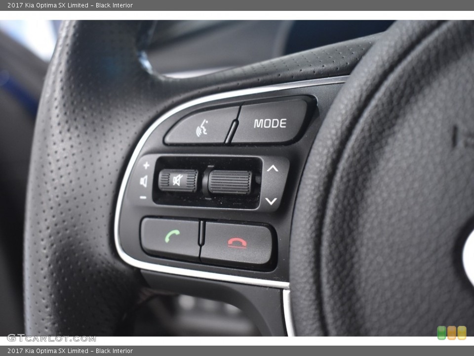 Black Interior Steering Wheel for the 2017 Kia Optima SX Limited #142180926