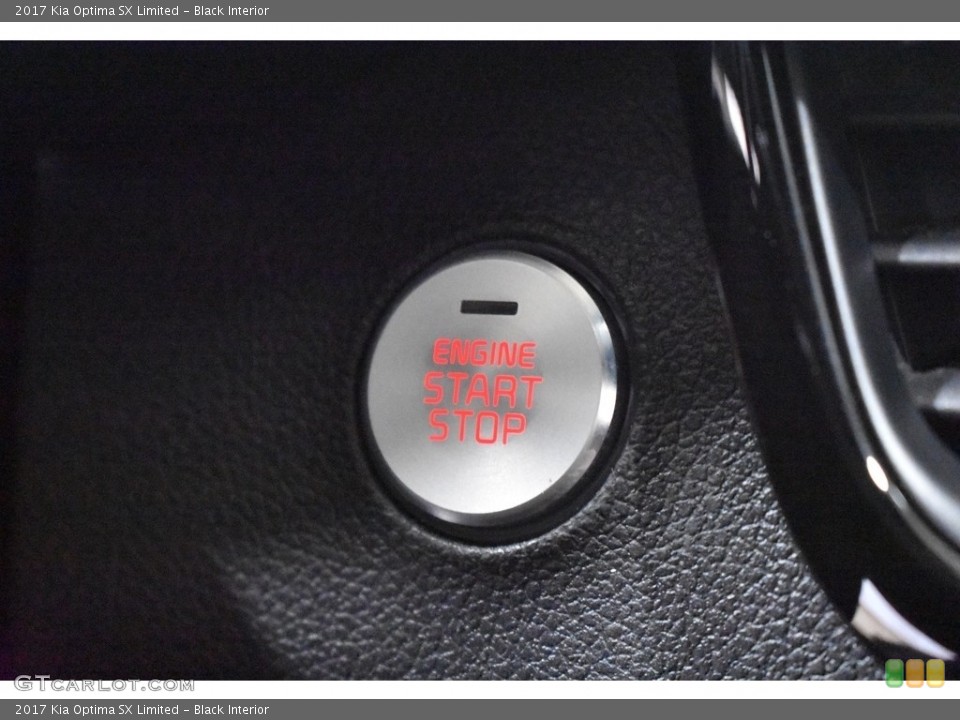 Black Interior Controls for the 2017 Kia Optima SX Limited #142180941