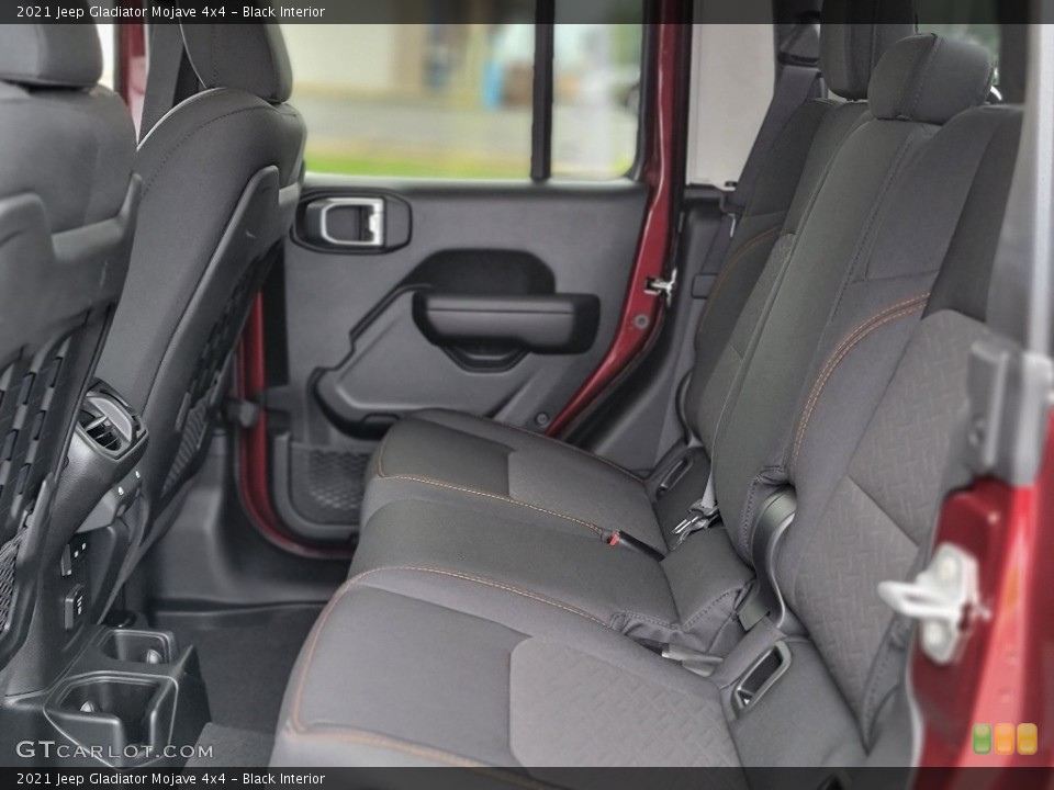 Black Interior Rear Seat for the 2021 Jeep Gladiator Mojave 4x4 #142181757