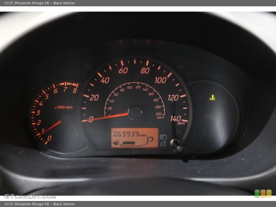 Black Interior Gauges for the 2015 Mitsubishi Mirage DE #142188162
