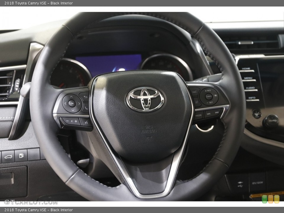 Black Interior Steering Wheel for the 2018 Toyota Camry XSE #142194462