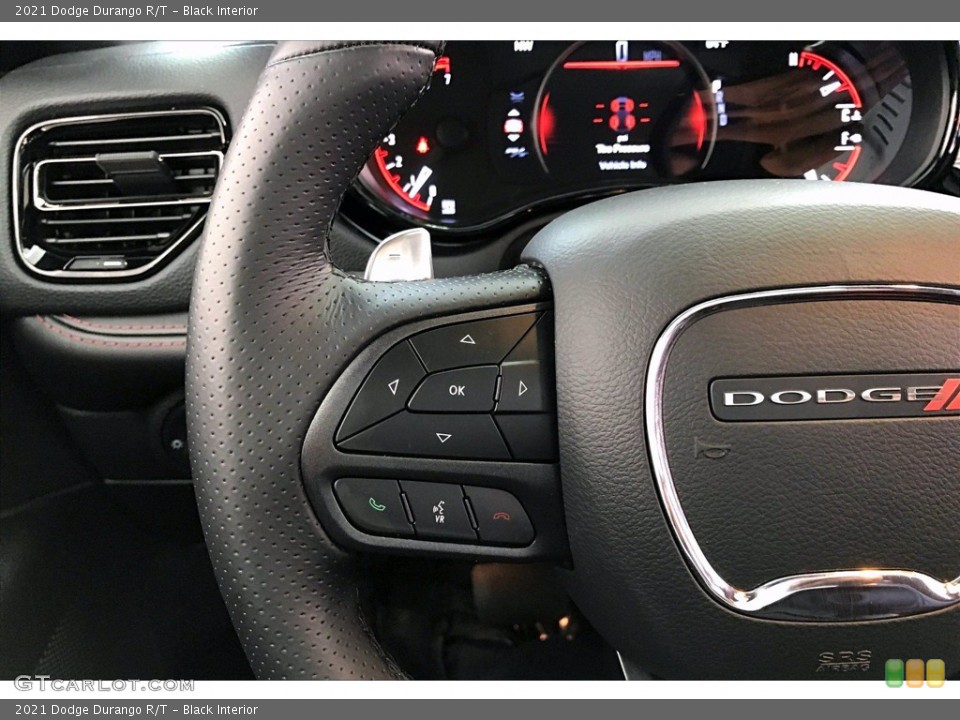 Black Interior Steering Wheel for the 2021 Dodge Durango R/T #142195254