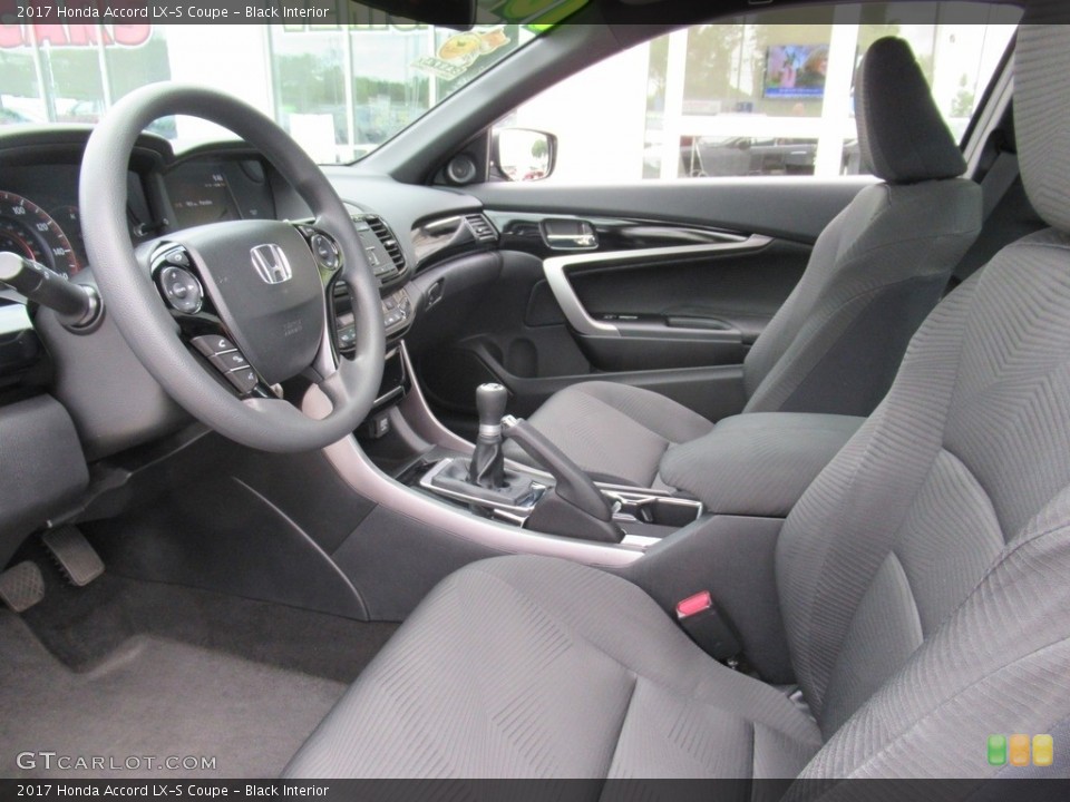 Black Interior Front Seat for the 2017 Honda Accord LX-S Coupe #142195827