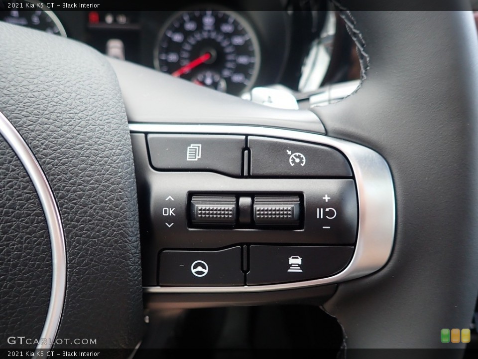 Black Interior Steering Wheel for the 2021 Kia K5 GT #142200838