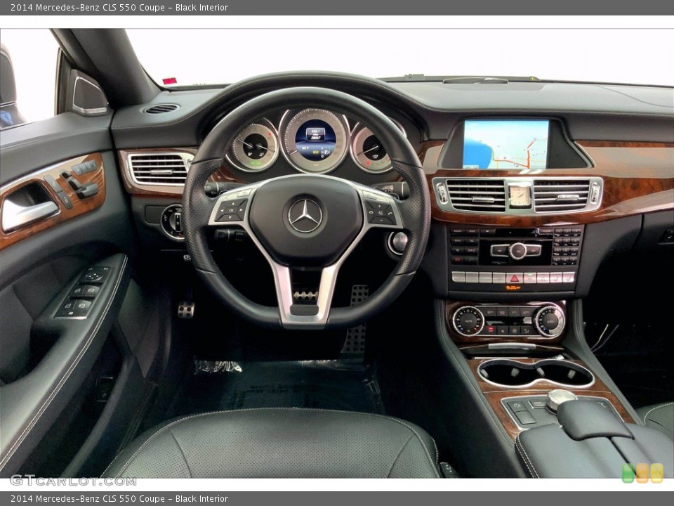 Black Interior Dashboard for the 2014 Mercedes-Benz CLS 550 Coupe #142205368