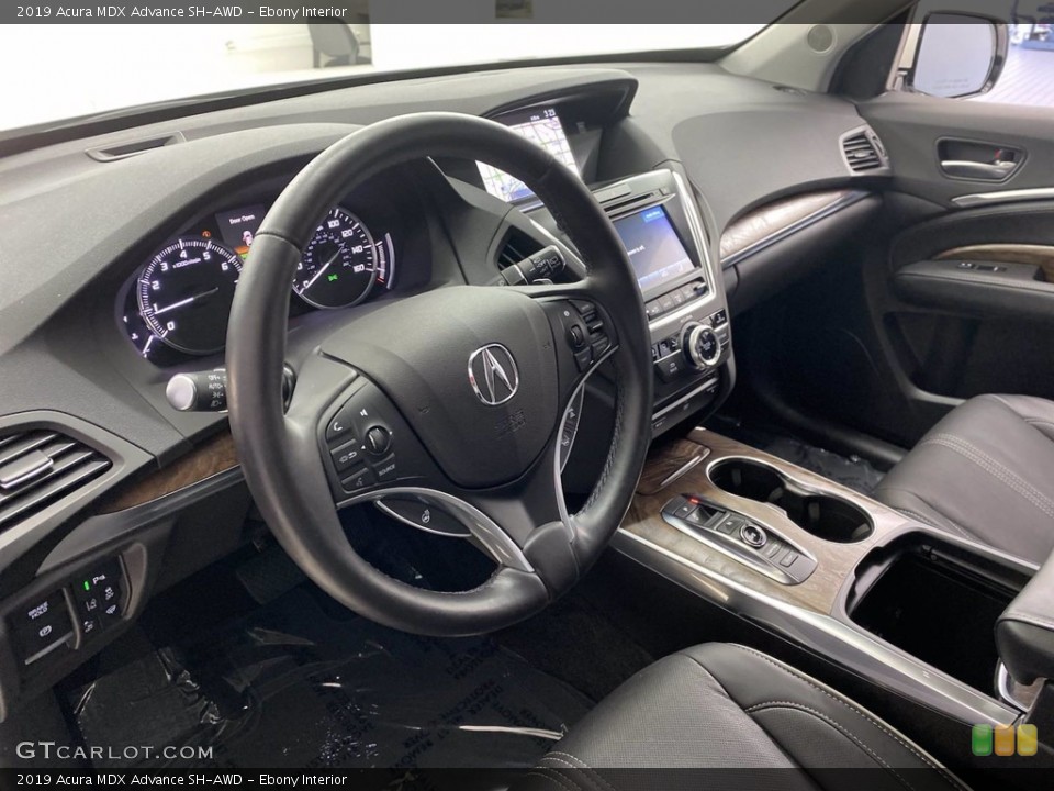 Ebony Interior Dashboard for the 2019 Acura MDX Advance SH-AWD #142205560