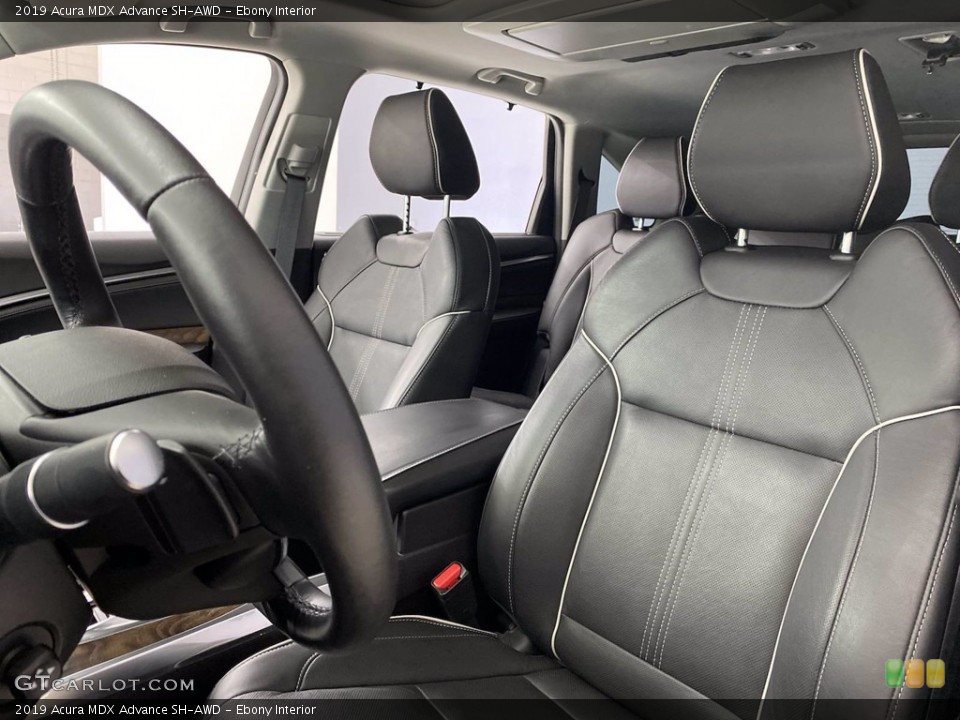 Ebony Interior Front Seat for the 2019 Acura MDX Advance SH-AWD #142205585