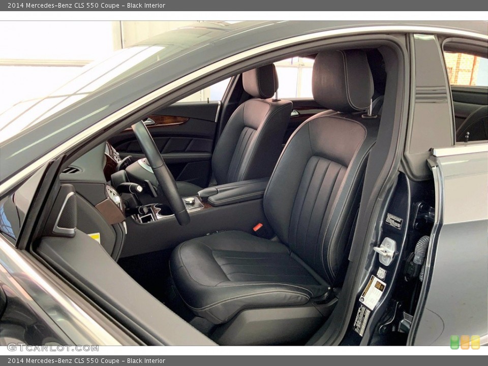 Black Interior Front Seat for the 2014 Mercedes-Benz CLS 550 Coupe #142205728