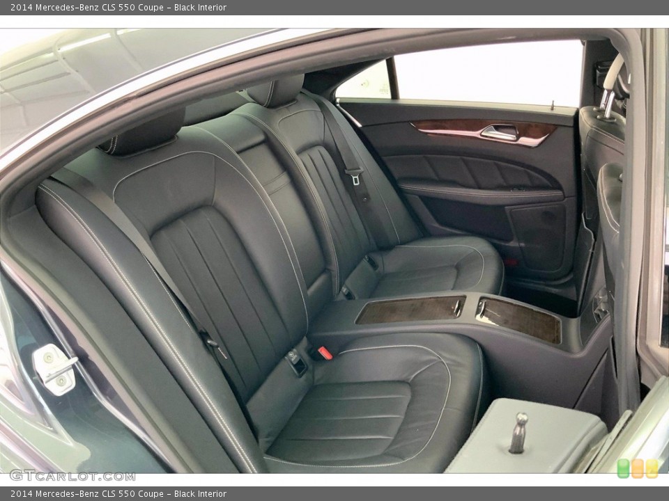 Black Interior Rear Seat for the 2014 Mercedes-Benz CLS 550 Coupe #142205755