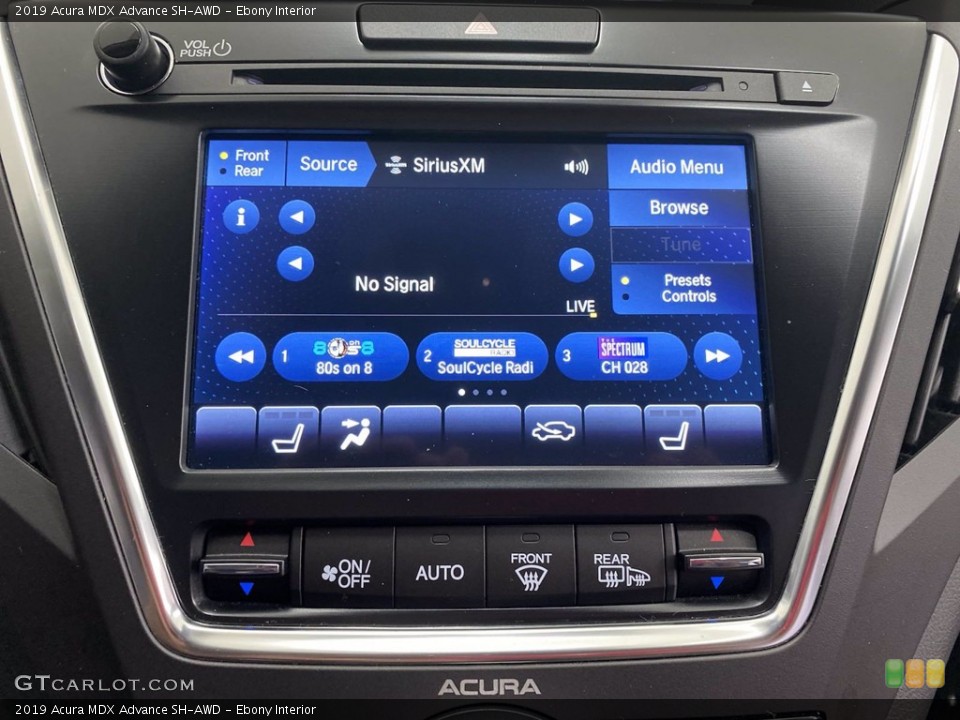 Ebony Interior Controls for the 2019 Acura MDX Advance SH-AWD #142205797