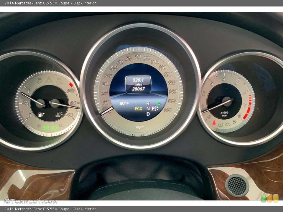 Black Interior Gauges for the 2014 Mercedes-Benz CLS 550 Coupe #142205857