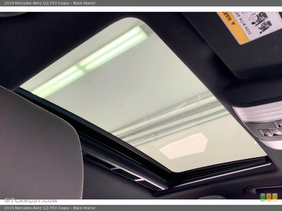 Black Interior Sunroof for the 2014 Mercedes-Benz CLS 550 Coupe #142205914