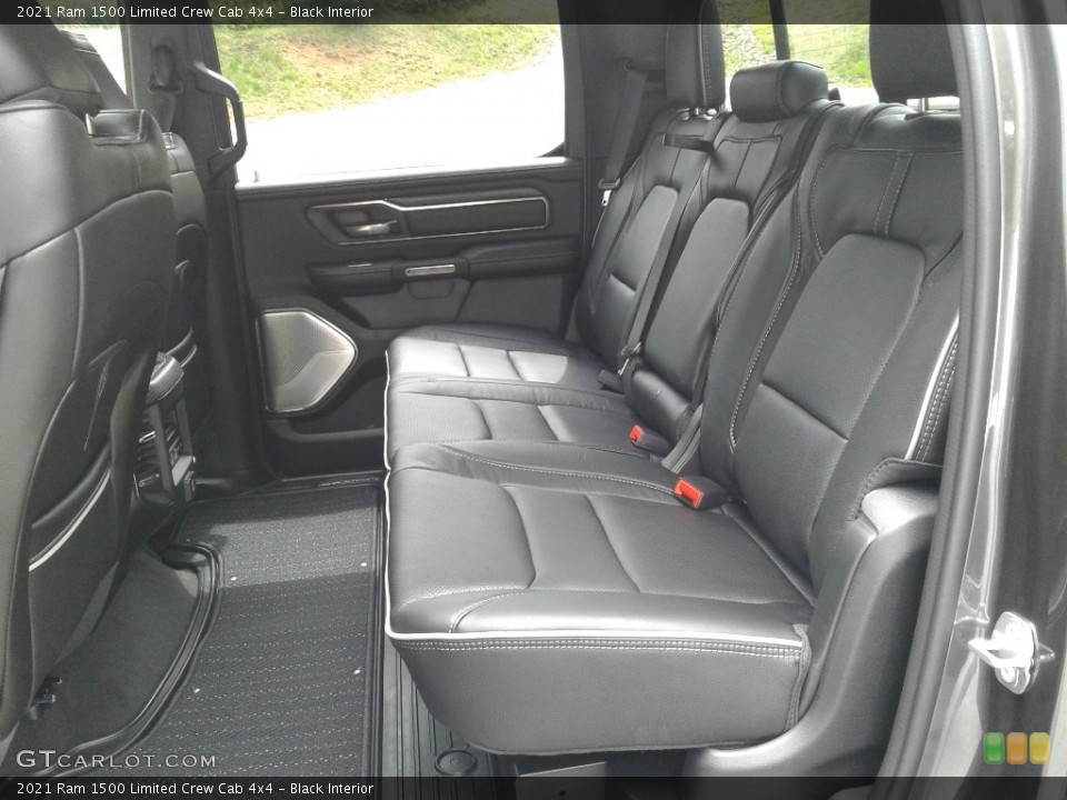Black Interior Rear Seat for the 2021 Ram 1500 Limited Crew Cab 4x4 #142206196