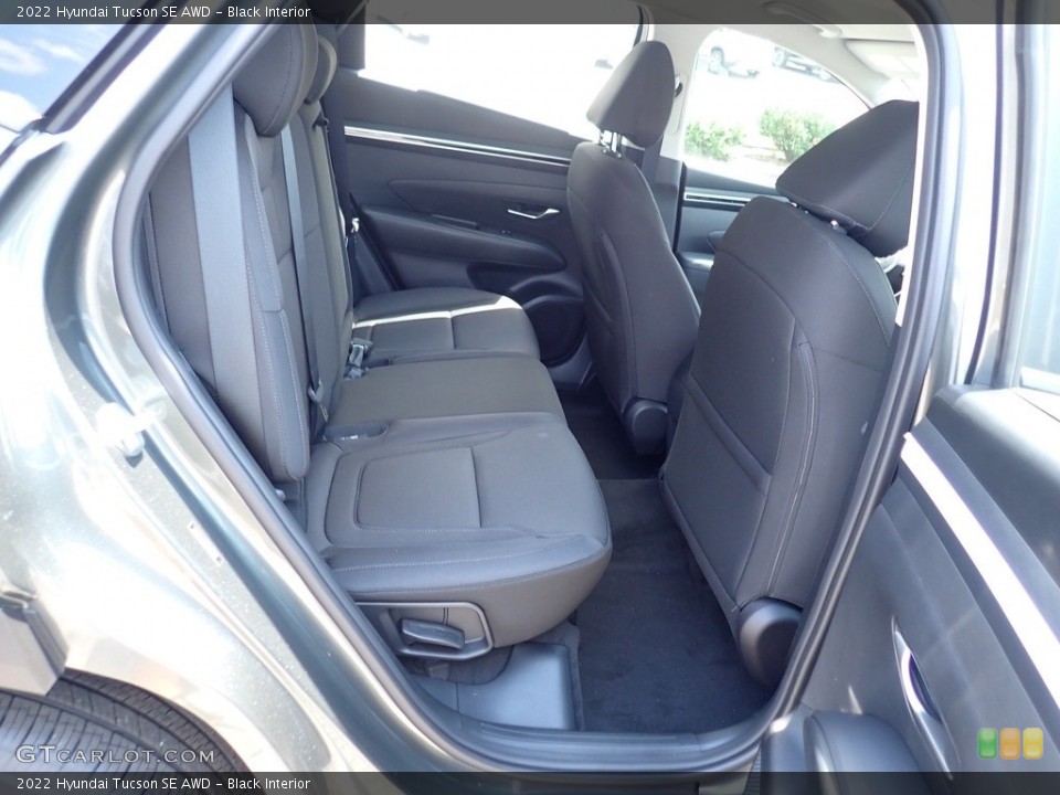 Black Interior Rear Seat for the 2022 Hyundai Tucson SE AWD #142207990