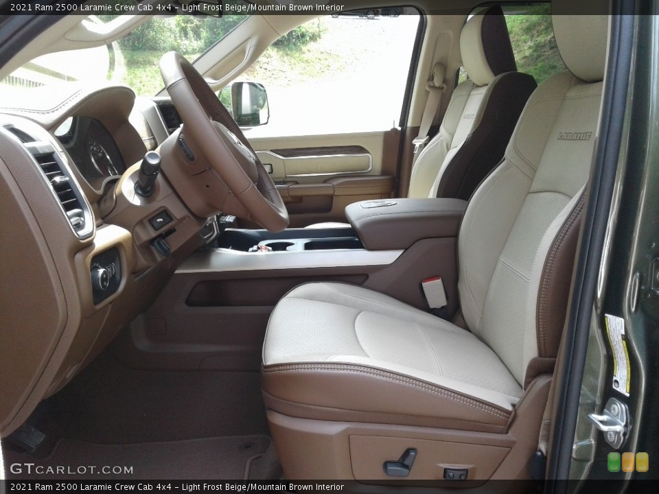 Light Frost Beige/Mountain Brown Interior Photo for the 2021 Ram 2500 Laramie Crew Cab 4x4 #142208221