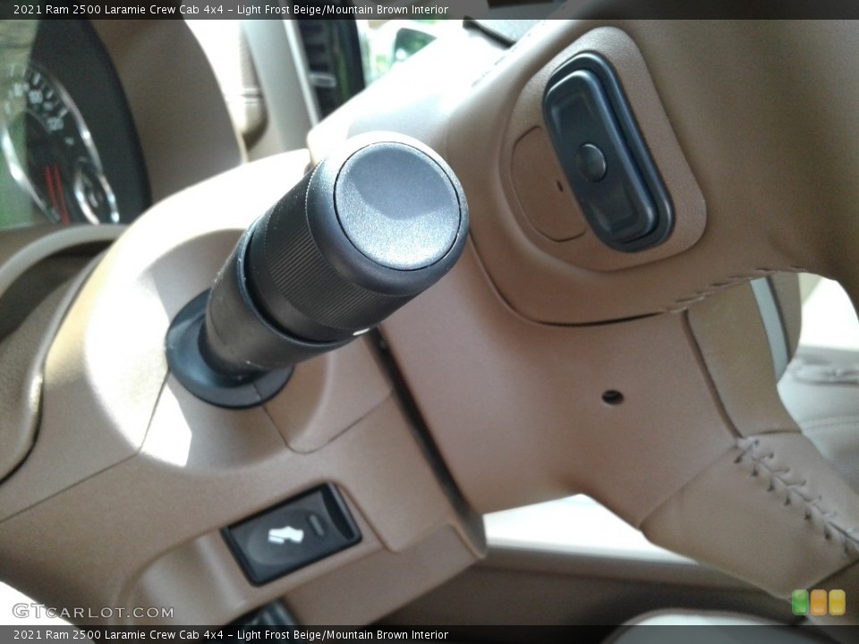 Light Frost Beige/Mountain Brown Interior Controls for the 2021 Ram 2500 Laramie Crew Cab 4x4 #142208257