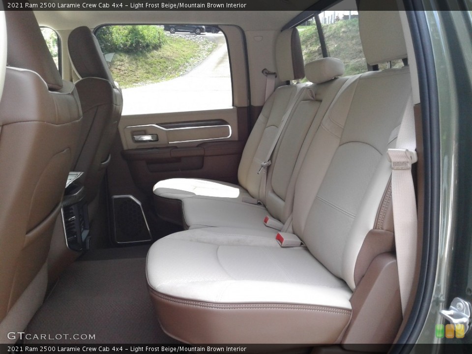 Light Frost Beige/Mountain Brown Interior Rear Seat for the 2021 Ram 2500 Laramie Crew Cab 4x4 #142208272