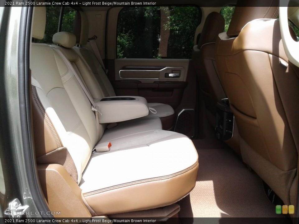 Light Frost Beige/Mountain Brown Interior Rear Seat for the 2021 Ram 2500 Laramie Crew Cab 4x4 #142208287