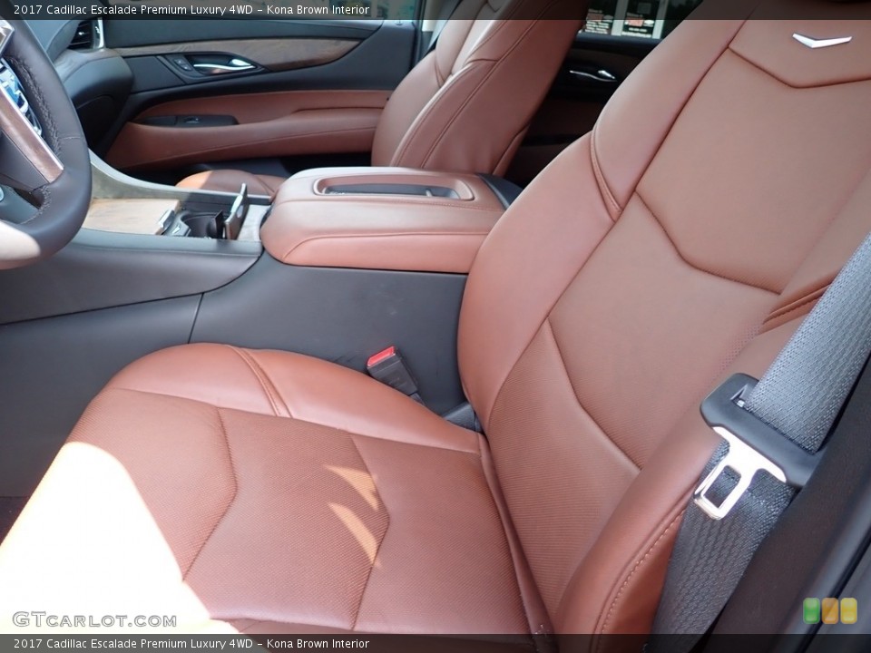 Kona Brown 2017 Cadillac Escalade Interiors