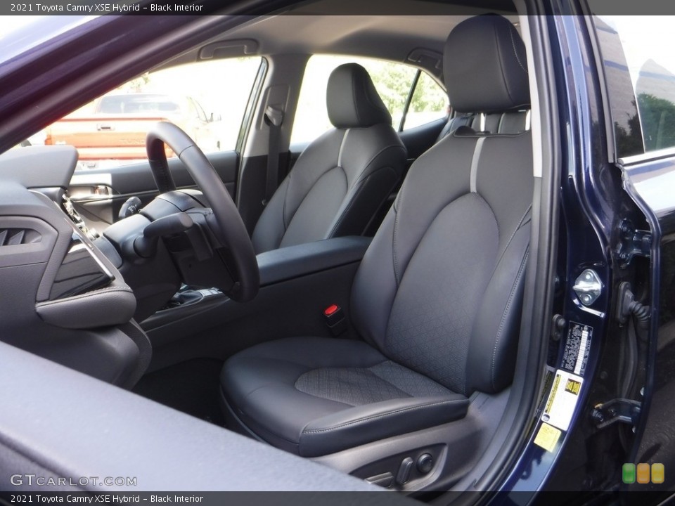 Black Interior Front Seat for the 2021 Toyota Camry XSE Hybrid #142210405