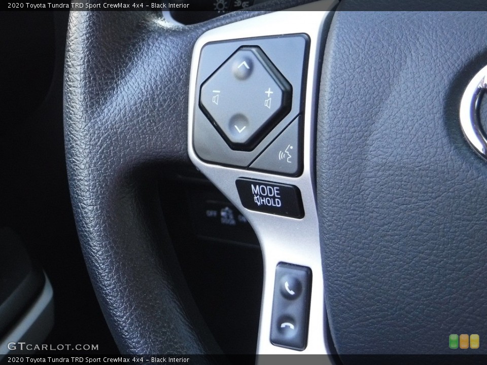 Black Interior Steering Wheel for the 2020 Toyota Tundra TRD Sport CrewMax 4x4 #142210660