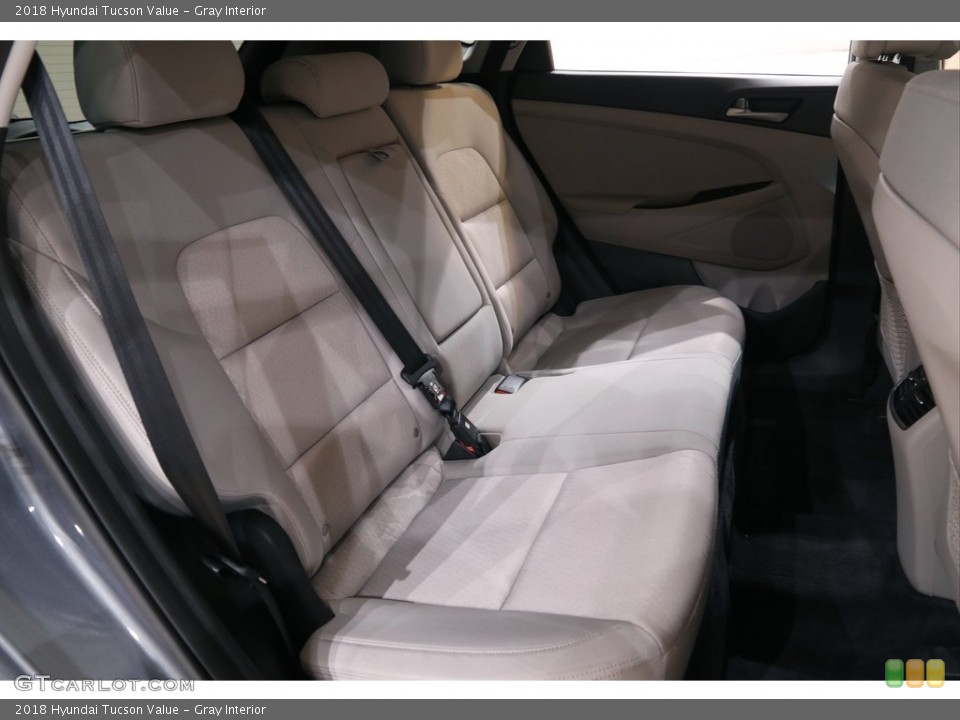 Gray Interior Rear Seat for the 2018 Hyundai Tucson Value #142212628