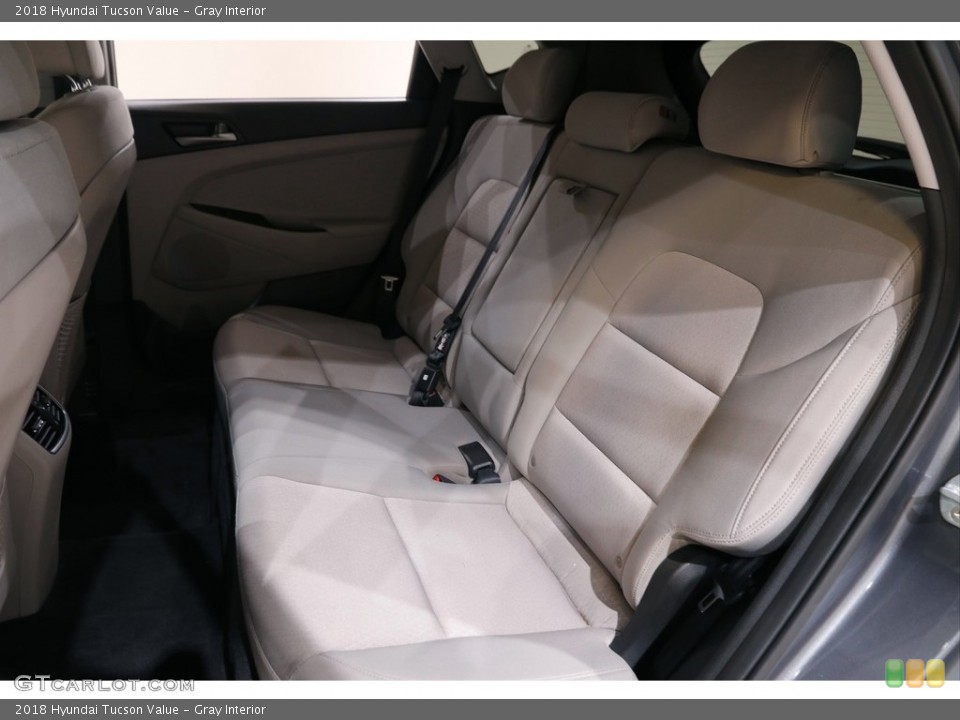 Gray Interior Rear Seat for the 2018 Hyundai Tucson Value #142212640