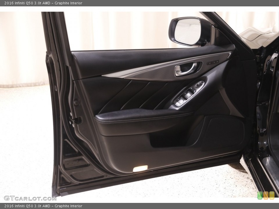 Graphite Interior Door Panel for the 2016 Infiniti Q50 3.0t AWD #142214689