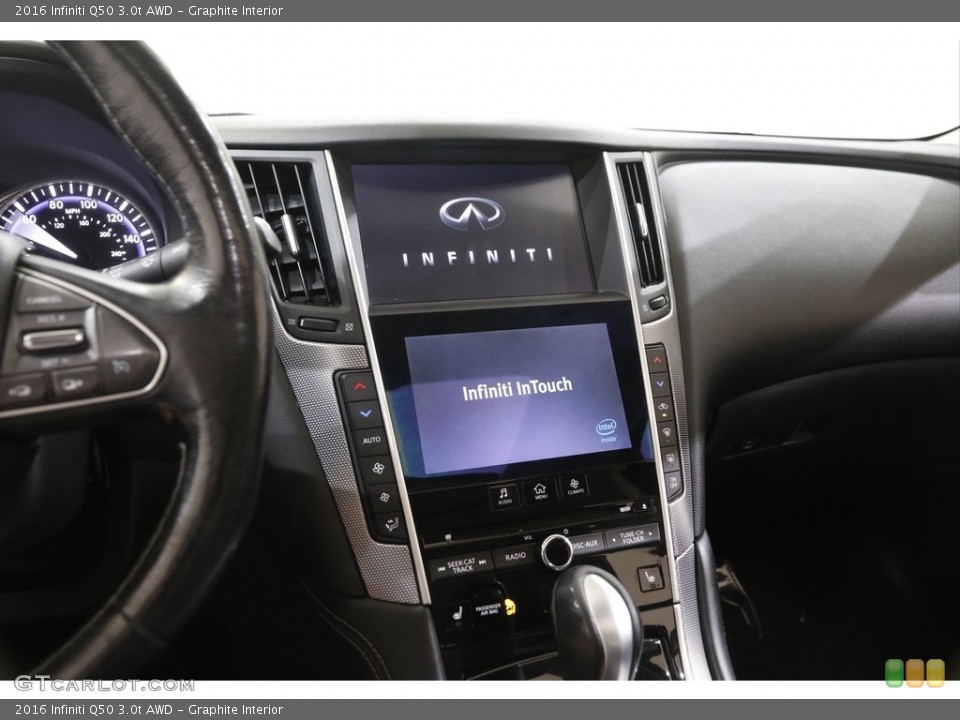 Graphite Interior Controls for the 2016 Infiniti Q50 3.0t AWD #142214782