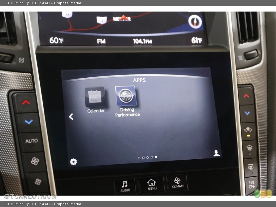 Graphite Interior Controls for the 2016 Infiniti Q50 3.0t AWD #142214878
