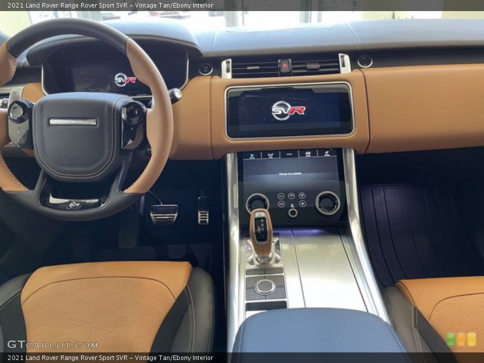Vintage Tan/Ebony Interior Dashboard for the 2021 Land Rover Range Rover Sport SVR #142217458