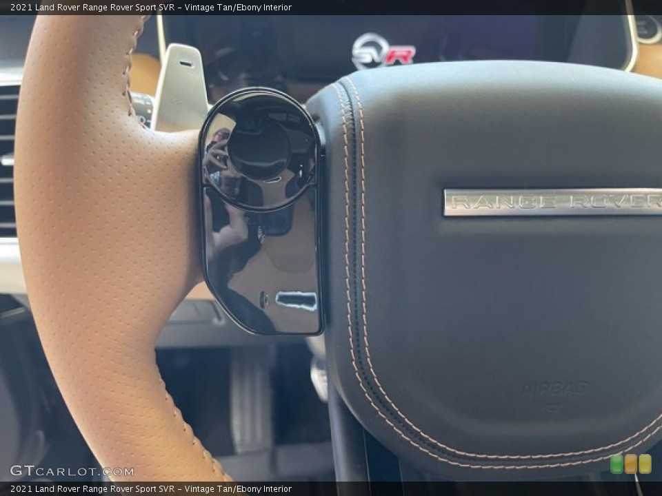 Vintage Tan/Ebony Interior Steering Wheel for the 2021 Land Rover Range Rover Sport SVR #142217662