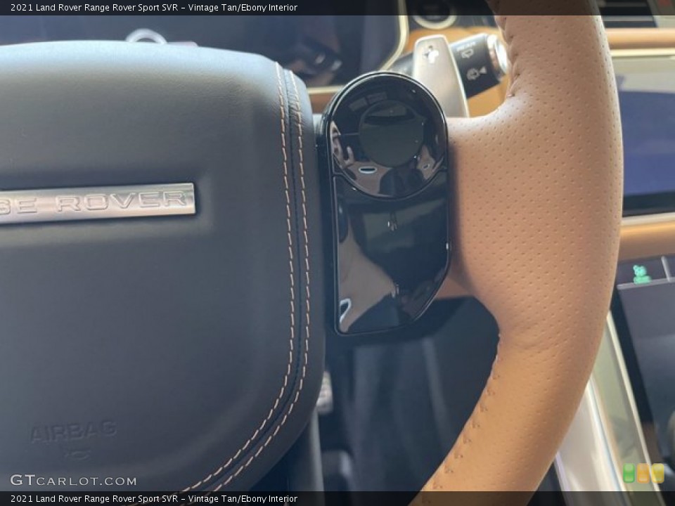 Vintage Tan/Ebony Interior Steering Wheel for the 2021 Land Rover Range Rover Sport SVR #142217683