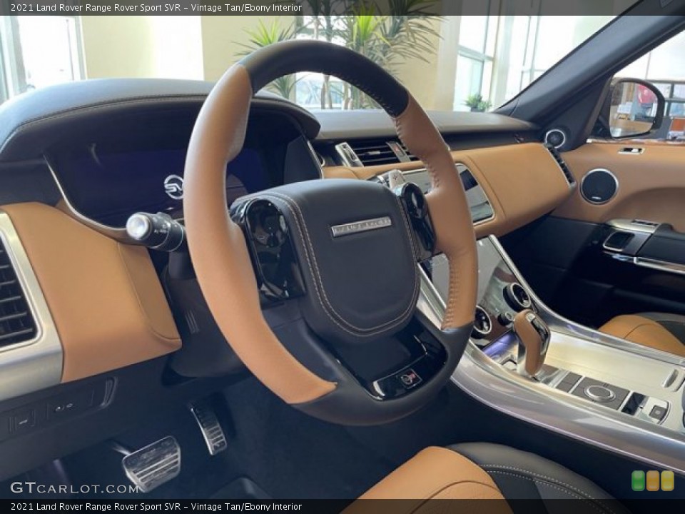 Vintage Tan/Ebony Interior Steering Wheel for the 2021 Land Rover Range Rover Sport SVR #142217809