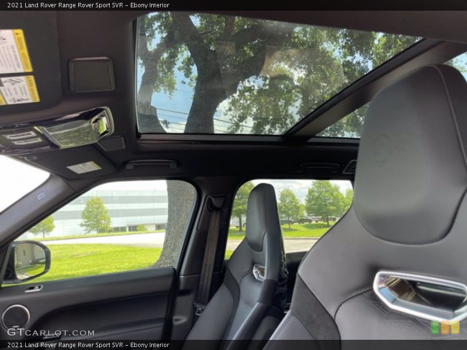 Ebony Interior Sunroof for the 2021 Land Rover Range Rover Sport SVR #142218220