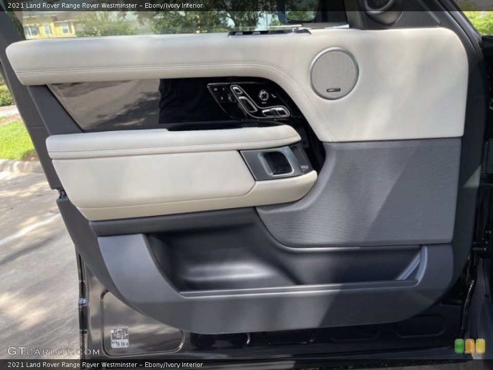 Ebony/Ivory Interior Door Panel for the 2021 Land Rover Range Rover Westminster #142218493