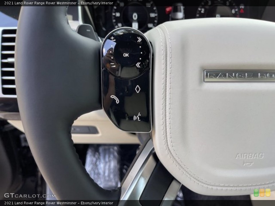 Ebony/Ivory Interior Steering Wheel for the 2021 Land Rover Range Rover Westminster #142218523