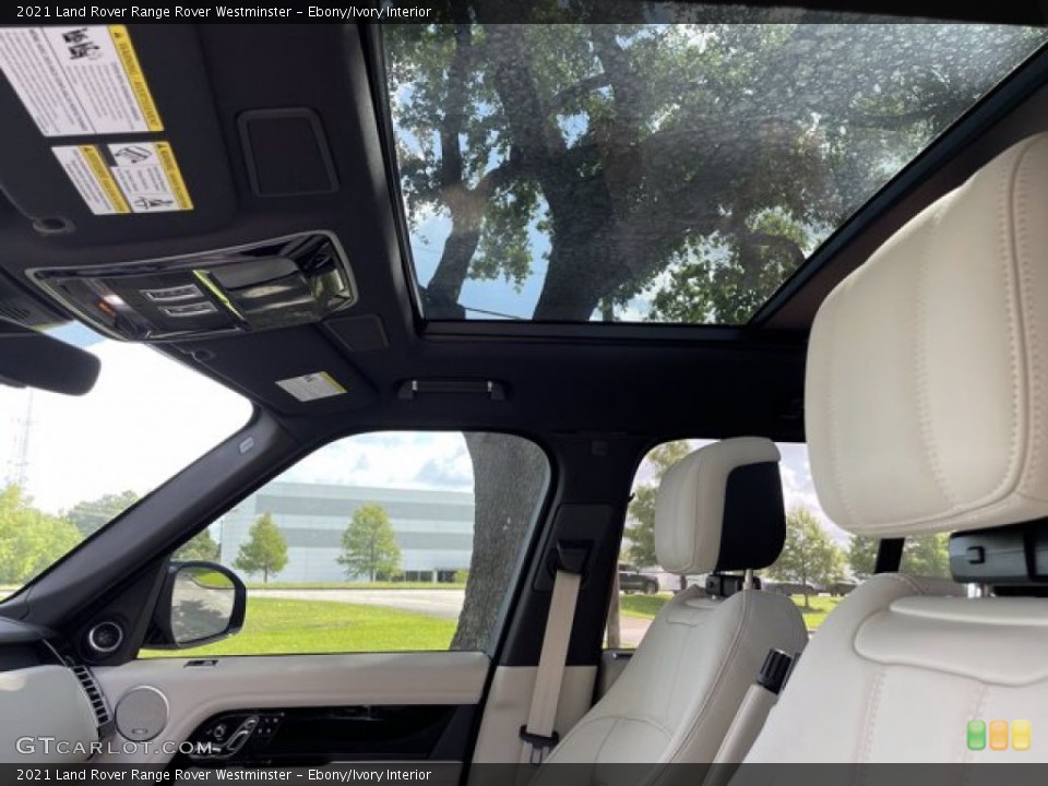 Ebony/Ivory Interior Sunroof for the 2021 Land Rover Range Rover Westminster #142218583